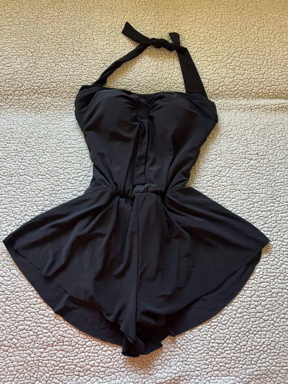 Magic Suit -- black, one piece, halter, swim suit